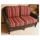 A Fine Wicker Settee