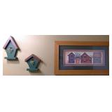 Decorative Birdhouse Wall Art