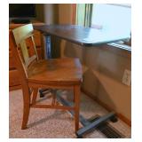 Rolling Table & Chair