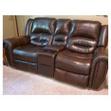 Vinyl Double Recliner