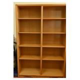 Solid Honey Oak Bookcase