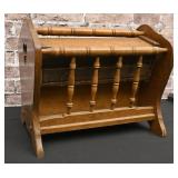 Wooden Magazine Rack