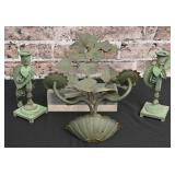 Candelabra  Wall Hanging /Candlestick Set