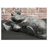 Wolf Original Soapstone Sculpture