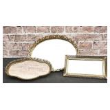 Mirrored Vanity Trays