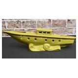 MCM Ceramic Boat Lamp