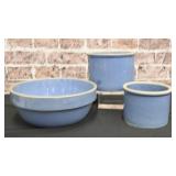 Blue Stoneware