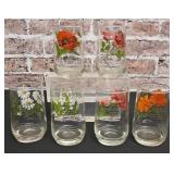 Flower of the Month Glass Tumblers