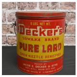 Advertising Tin Can