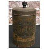 Advertising Tin Can