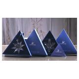 Lot of Two Swarovski Christmas Ornament