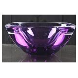 Waterford Metra Amethyst Lead Crystal Bowl