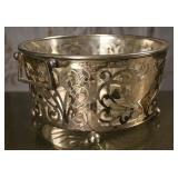 A Gorham Sterling Silver & Crystal Fernery