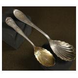 2 Silver Serving Spoons