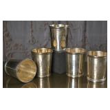 5 Chicago Silver Co, Sterling Tumblers