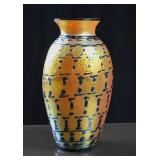 Lundberg Iridescent Gold Art Glass Vase