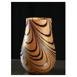 Teleflora iridescent Art Glass Vase