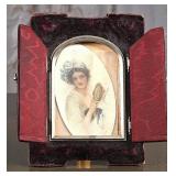 Victorian Velvet Double-Door Picture Frame
