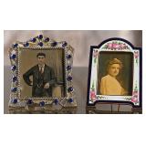 Set of Two Metal Art Deco Frames