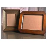 Set of Two Modern Wood Picture Frames