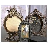 Set of Three Metal Art Deco Frames