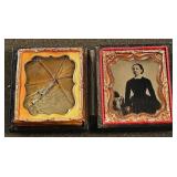 Victorian Hinged Folding Photo Case