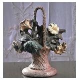 Vintage Hubley "Petunias & Daisies Cast Iron Doors