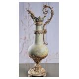 Ornate Antique-Style Metal Pitcher