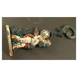 Vintage Cherub Cast Iron Doorstop