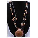 Handcrafted Ocarina-Style Whistle Necklace