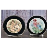 Set of Two Victorian Flue Cover Samples