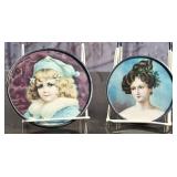 Set of Two Victorian Flue Cover Samples