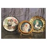 Set of Three Victorian Flue Cover Samples