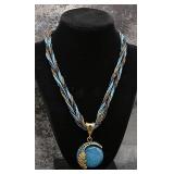 Bohemian Style Braided Cord Necklace