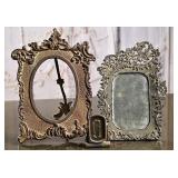 Set of Three Metal Picture Frames