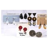 Set of Six Pairs of Earrings