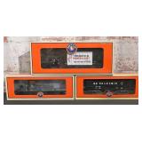 3 Pc. Lionel O Gauge Rolling Stock