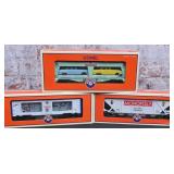 3 Pc. Lionel O Gauge Rolling Stock