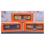 3 Pc. Lionel O Gauge Rolling Stock