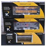 3 Pc. Kline O Gauge Rolling Stock