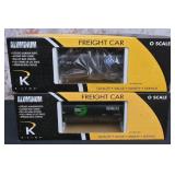 2 Pc. Kline O Gauge Rolling Stock