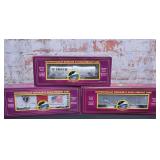3 Pc. M.T.H. O Gauge Rolling Stock