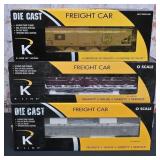 3 Pc. Kline O Gauge Rolling Stock