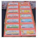 14 Pc. Life Like HO Gauge Rolling Stock