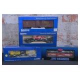 4 Pc. Industrial Rail O  Gauge Rolling Stock