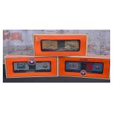 3 Pc. Lionel O Gauge Rolling Stock