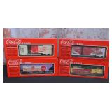 4 Pc. Coca-Cola O Gauge Rolling Stock
