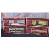 4 Pc. Kline Electric O Gauge Rolling Stock