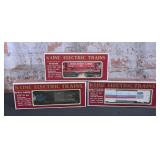 3 Pc. Kline Electric O Gauge Rolling Stock