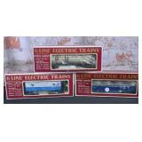 3 Pc. Kline Electric O Gauge Rolling Stock